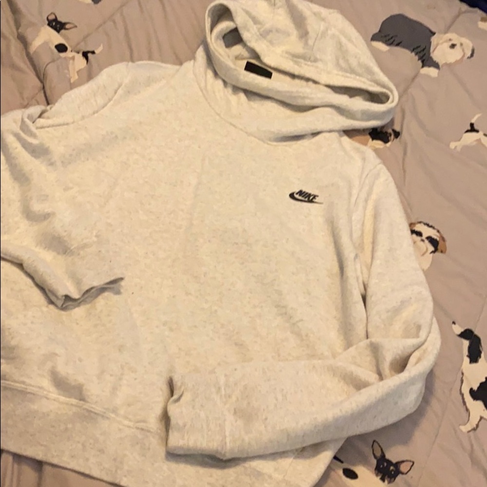 Nike women’s heathered gray hoodie xl